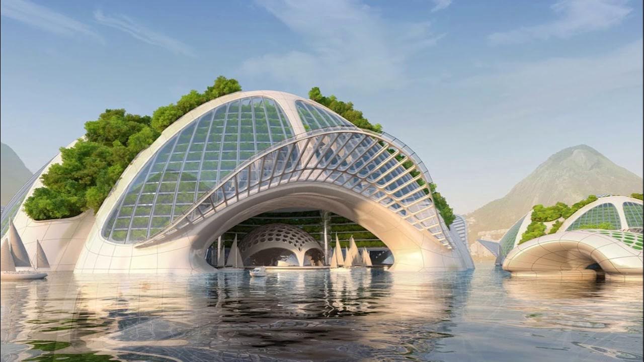 Футуристическая архитектура будущего концепт