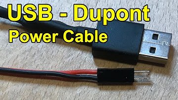 Usb to Dupont cable