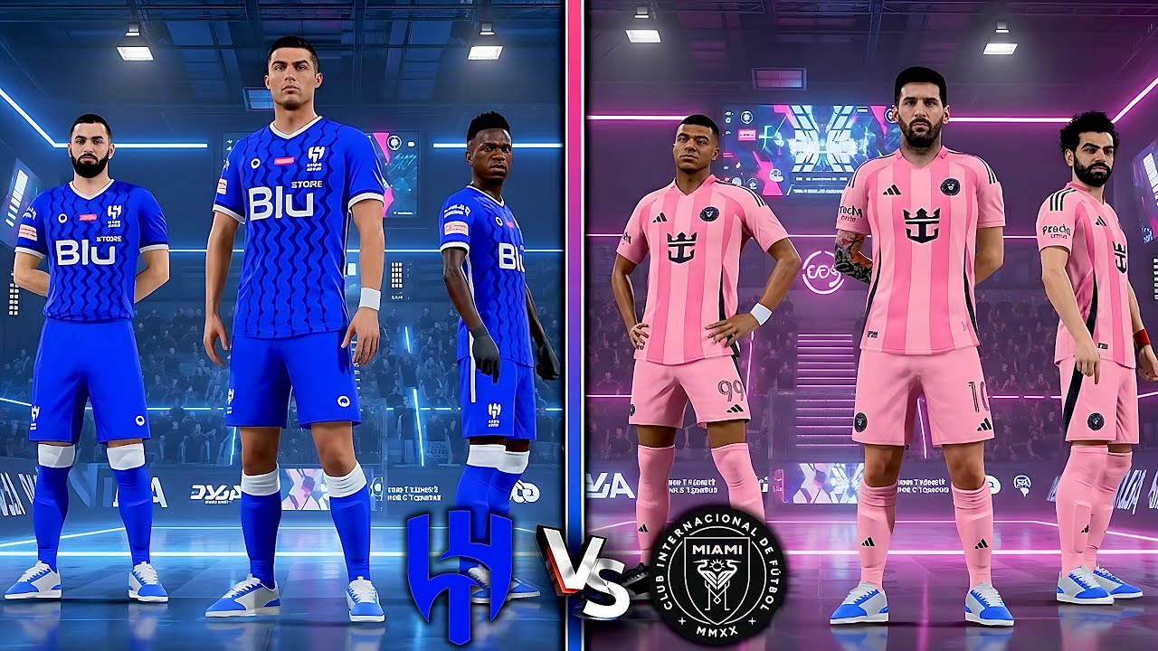 FIFA VOLTA 26 - RONALDO, MESSI, NEYMAR, SALAH, MBAPPE ALL STARS | INTER MIAMI  VS AL HILAL - FINAL