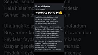 Unutabilsem-Karaoke Resimi