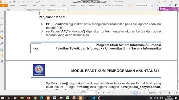 Pemrograman Akuntansi I - Pertemuan 12 (Part 2)