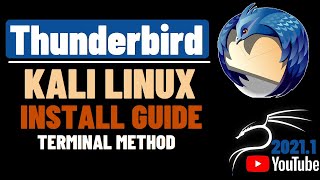 How to Install Thunderbird on Kali Linux 2021.1 | Mozilla Thunderbird Email Software | Thunderbird screenshot 4