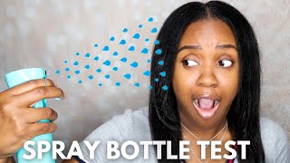 IS MY NATURAL HAIR WATERPROOF?! NO FRIZZ AND HUMIDITY FREE?! TRYING THE VIRAL TIKTOK HACK