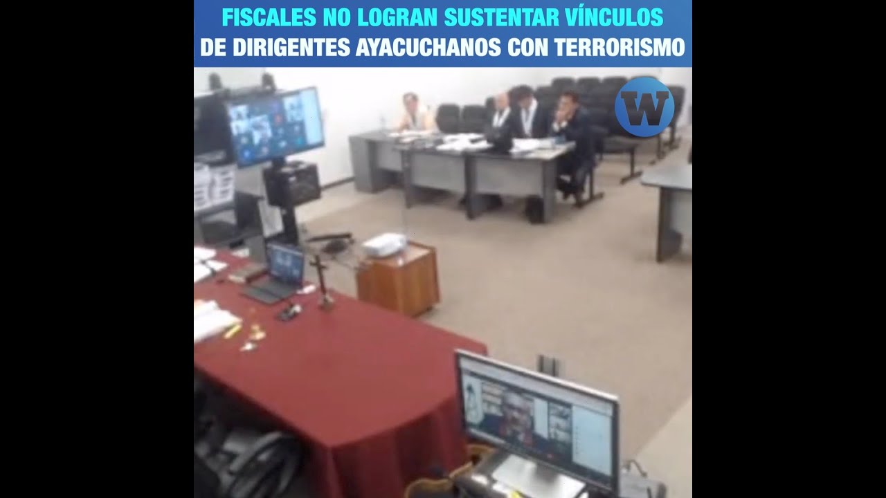 Fiscales no logran sustentar vínculos de dirigentes ayacuchanos con terrorismo