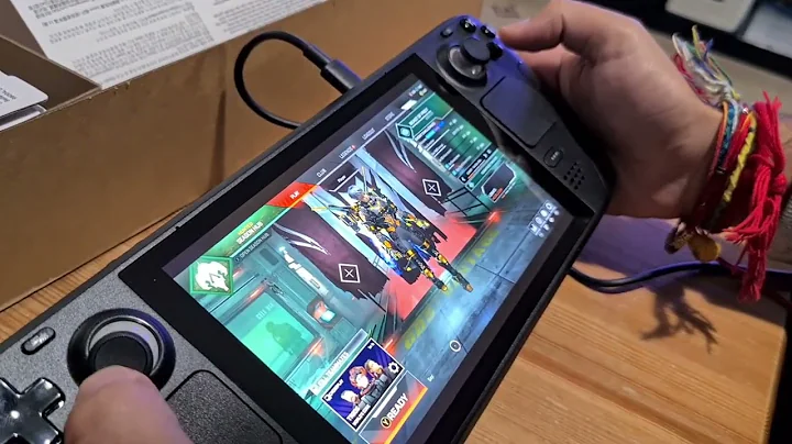 unboxing of a steam deck.