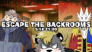 【Escape the Backrooms】ヒサビサスギテワスレカケテルバショヘ【Vtuber/Zeed Aster/駄ザラシ/薄墨りくご/凍凪コウガ】