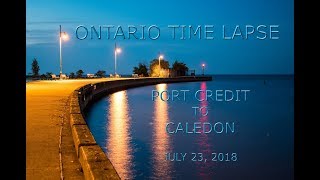 Ontario time lapse: port credit to caledon