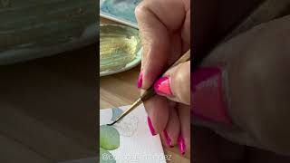Satisfying wet-on-wet watercolor flower tutorial #paintingtutorial #watercolorart #shorts
