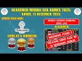EMAS KE 6 INDONESIA ~ Update Medali Sea Games 2025 Hari Ini Kamis 11 Desember 2025