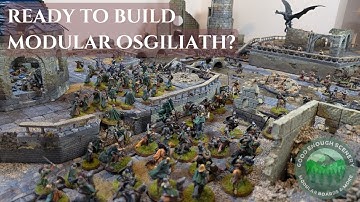 Building a Modular Osgiliath Board for Lord of the Rings Warhammer | Step-by-Step Terrain Guide