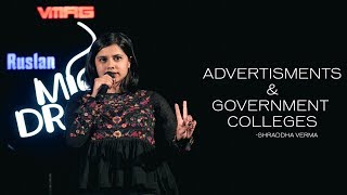 Advertisement & Government Colleges || Shraddha Verma || Mic Drop