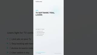 TV SOFTWARE TRIAL LOOMS #Shorts