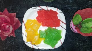 TINI PRAKAR RA YUMMY  JELLY ( 3 TYPES JELLY) FOR KIDS  // LIPU KITCHEN