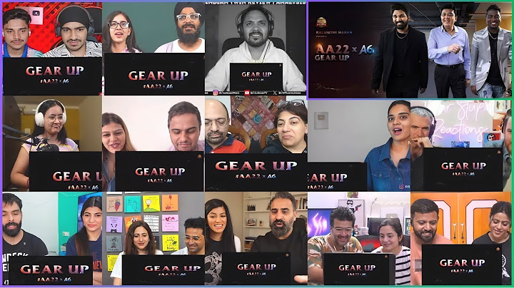 GEAR UP for #AA22xA6 Mashup Reaction | Allu Arjun | Sun Pictures | Atlee