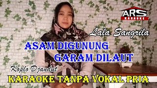 ASAM DI GUNUNG GARAM DI LAUT//LALA SANGRILA _(KARAOKE ) DUET TANPA VOKAL PRIA