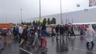 AK Parti’nin İstanbul Mitingi İçin Vatandaşlar Alana Gelmeye Başladı