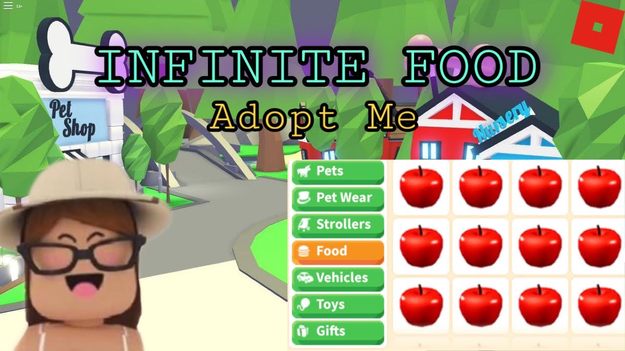 HOW TO GET INFINITE FOOd IN ADOPT ME ROBLOX YouTube