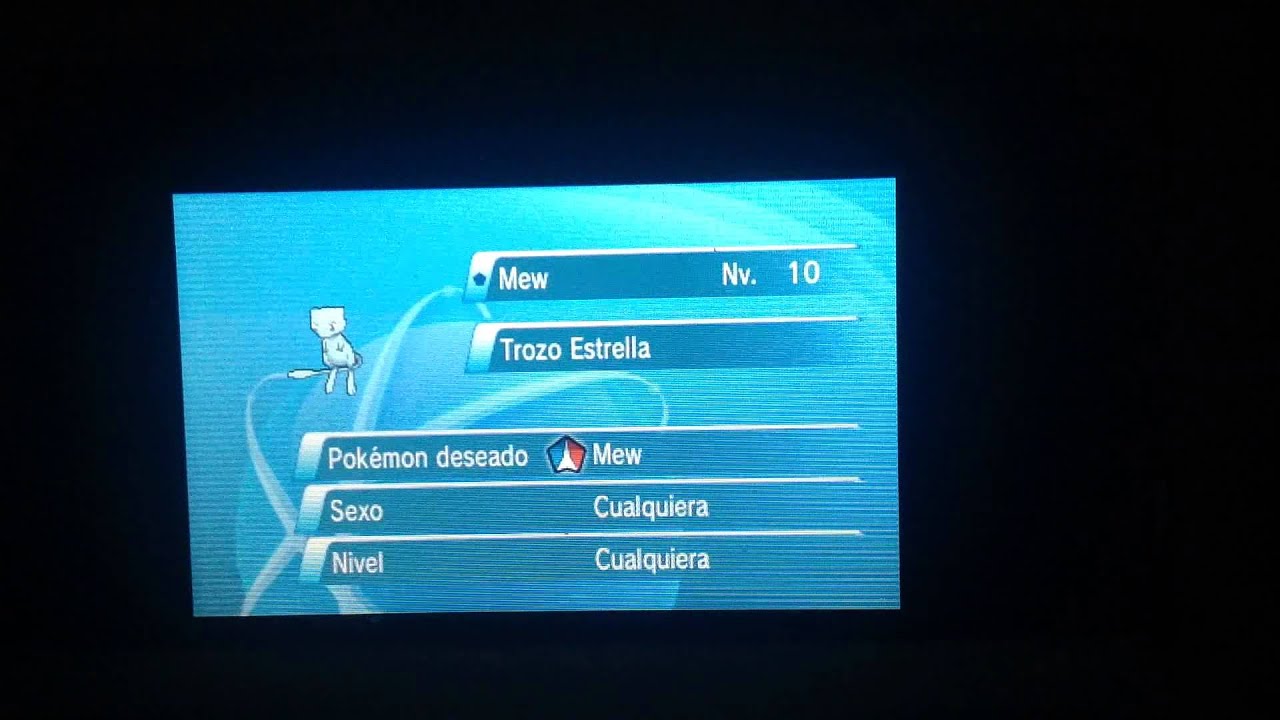 Mew Pokemon Xy Gts Hack