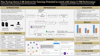 Fine-Tuning Llama-3-8B-Instruct for Tutoring: Potential to match with Llama-3-70B Performance