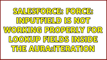 Salesforce: force: inputfield is not working properly for lookup fields inside the aura:iteration