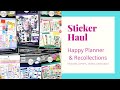 Sticker Haul - Planner Supplies - the Happy Planner Sticker Books - Michaels, JoAnn's, Hobby Lobby