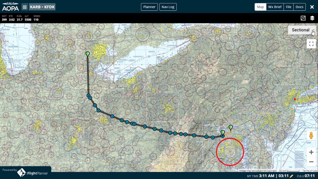 iFlightPlanner for AOPA Interactive Map YouTube