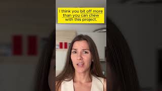 Celebrity English idioms: bite the bullet or bite off more  #learnenglish#shorts_ Wealth