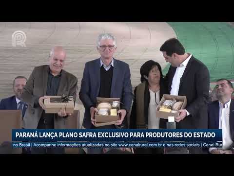 Paraná lança plano safra exclusivo para produtores do estado | Canal Rural