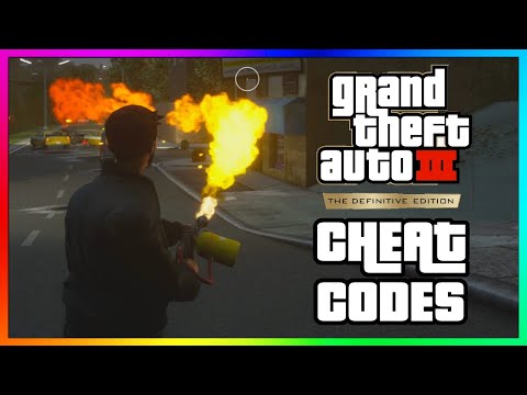 Every CHEAT CODE for Grand Theft Auto 3 – Definitive Edition (GTA Trilogy Remastered Gameplay)