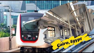 Using Light Rail Transit in Cairo, Egypt (Prices and Stations in Description)