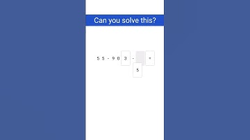 Complete the Equation 39 #shorts #mathquiz