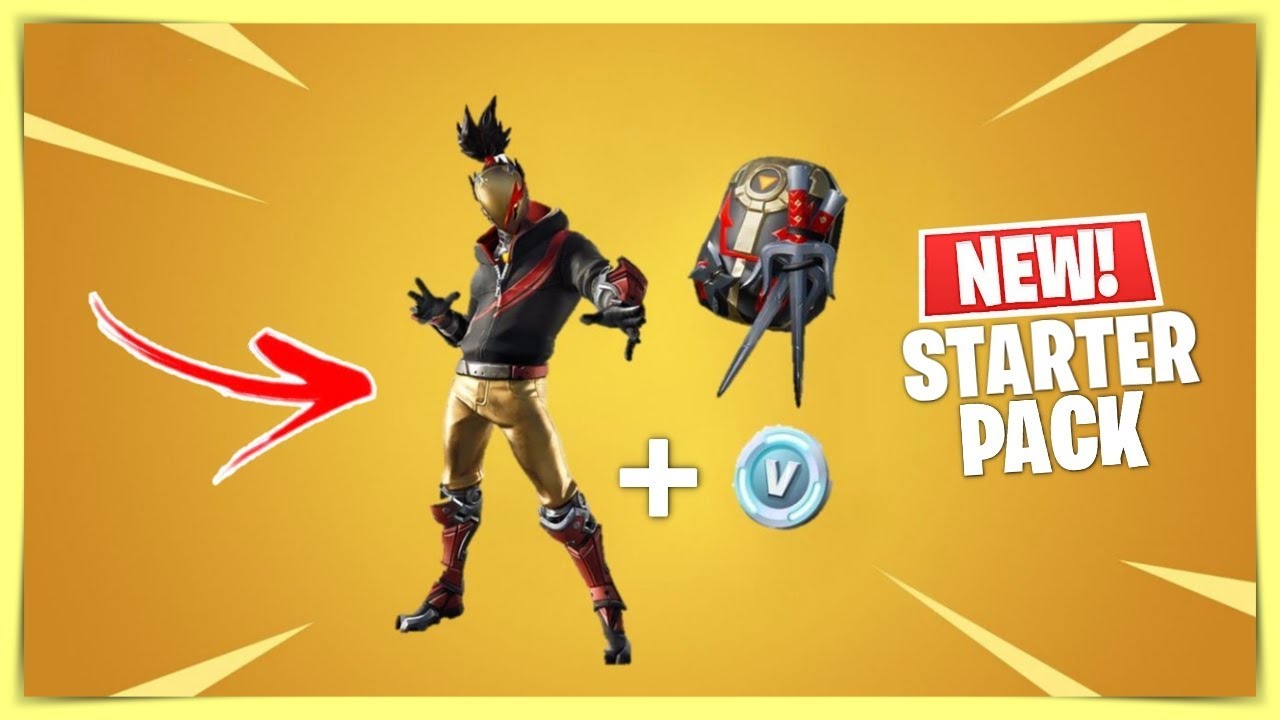 HOW TO GET RED STRIKE STARTER PACK (RELEASE DATE) FORTNITE STARTER PACK 8 | NEW SKIN BUNDLE + VBUCKS