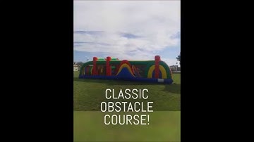 Classic Obstacle Course by San Diego Bouncers