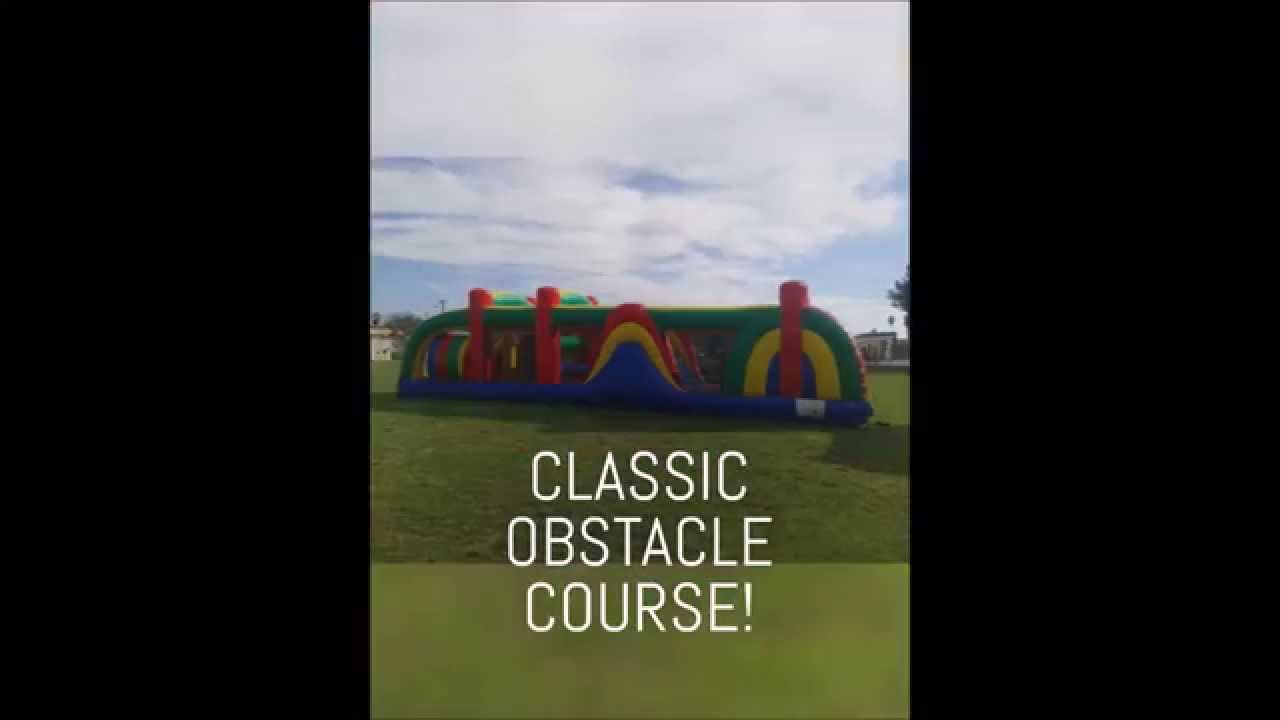 Classic Obstacle Course by San Diego Bouncers YouTube