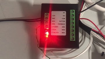 DAHUA video intercom access control -DH-DEE1010B test.