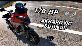 Ducati Multistrada V4S + akrapovic sound! #roadto1ksubs #review #akrapovic