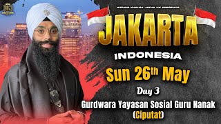 Day 3 Jakarta, Indonesia | Gurdwara Yayasan Sosial Guru Nanak Ciputat | Bhai Harinder Singh Ji | Nkj