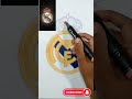 Drawing The Real Madrid Logo In 8 Seconds