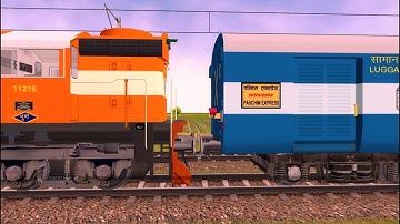 Pune Amravati Express Part 2  in MSTS Open Rails by Sumit Mehrotra