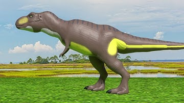Blender Jurassic Park T-Rex Animation