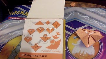 [Origami a Day] Day 19 // Russian Cicada