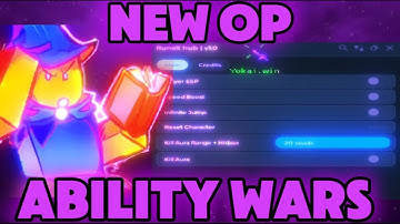 BEST Ability Wars Script Hack GUI:Hitbox Expander, ESP & More! *KEYLESS*