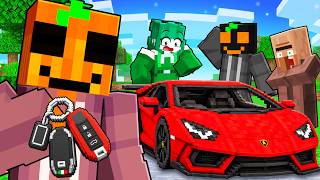 Compré 100 SUPER COCHES en Minecraft...