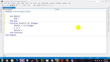 How to Preserving a Variable