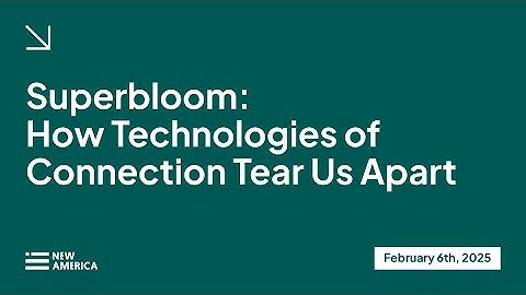 Superbloom: How Technologies of Connection Tear Us Apart