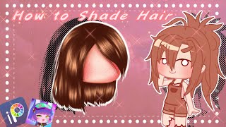 How do I shade Hair (tutorial) | gacha life/club | ibispaint X