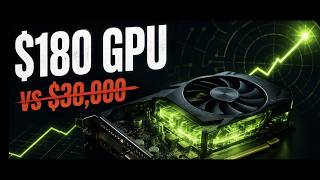 The $180 GPU That Runs a $30,000 AI Model (Here's the Trick)