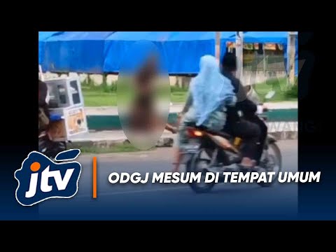 VIRAL! SEPASANG ODGJ MESUM DI TEMPAT UMUM