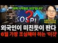 "하락 시작점은 '이것'입니다" 외국인이 미친듯이 팔고있다, 코스피 지금 심상치 않은 이유 '6월'에는 이것들을 가장 조심하세요 (최창규 본부장 / 1부)
