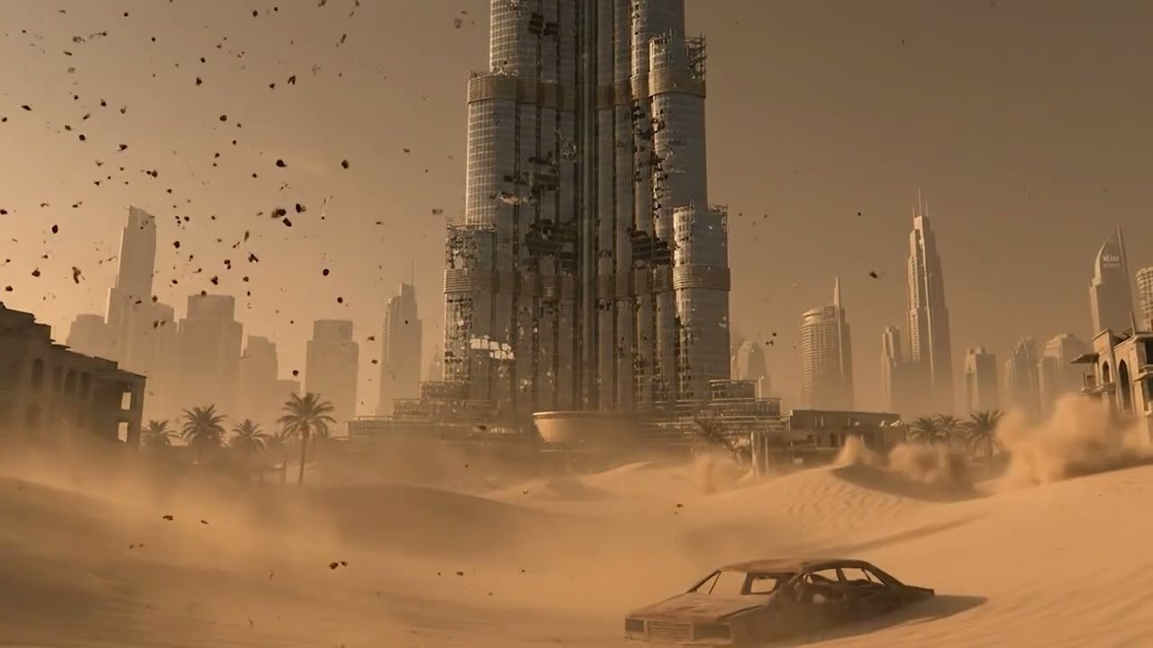 Golden Desert City · Post-Apocalyptic Cinematic Ambient Music · Background Visuals